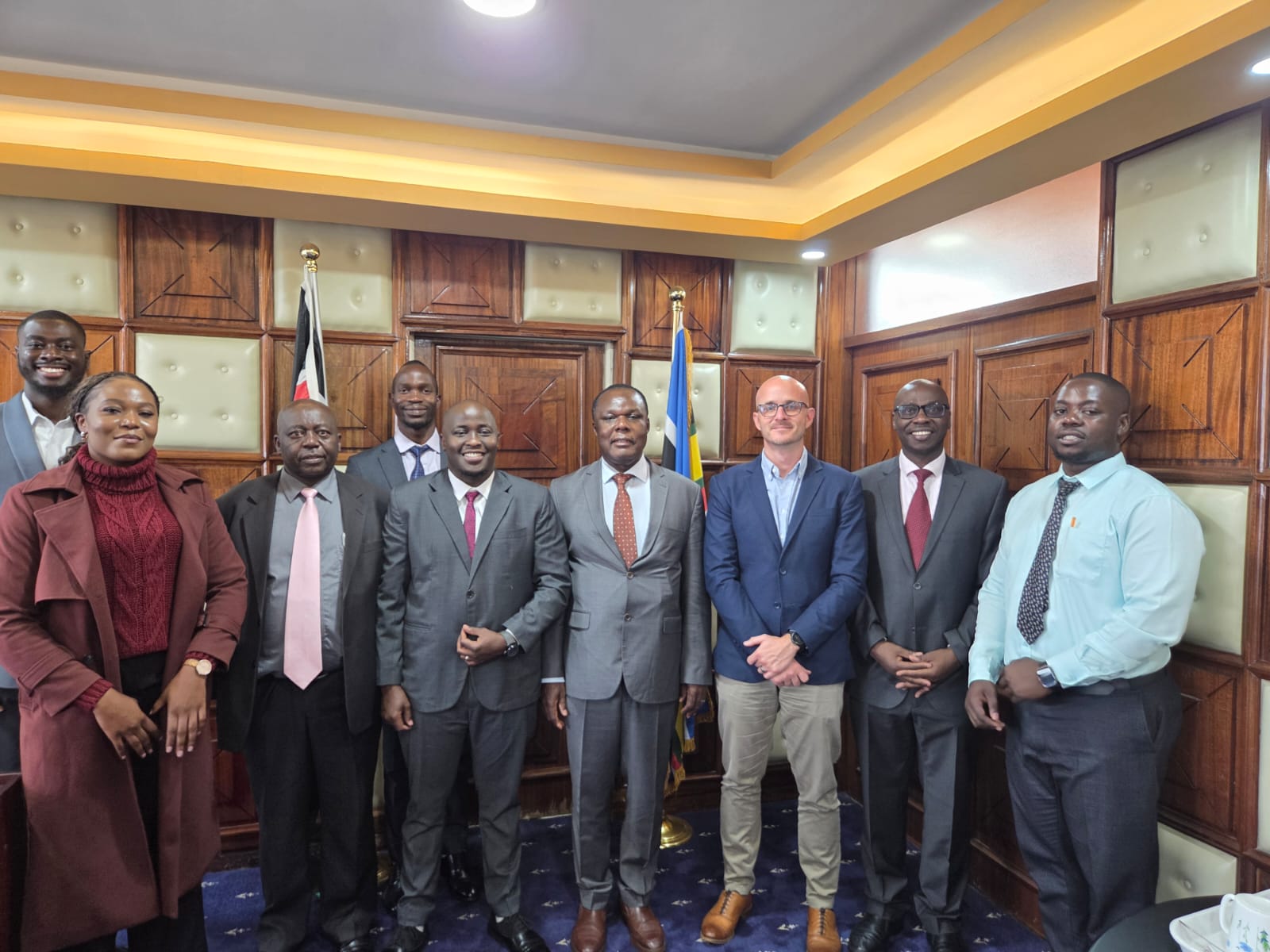 PS Industry Dr. Juma Mukhwana meeting with One Acre Fund (Tupande) Team