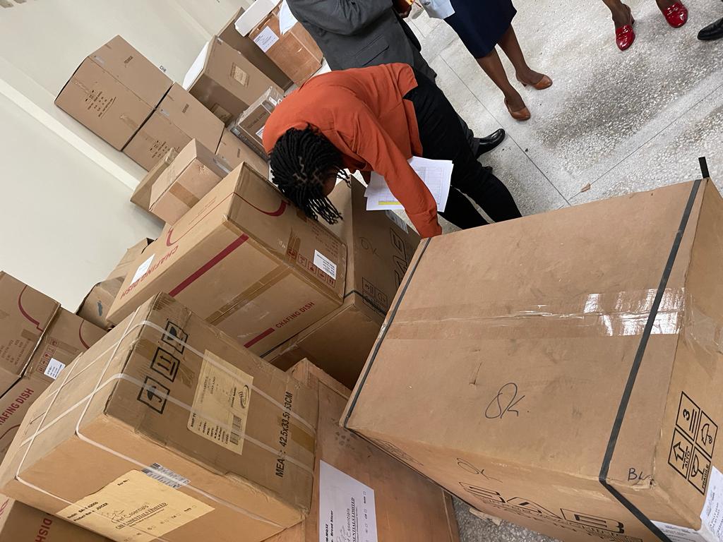 GIZ BOOSTS KITI WITH SH 100M TRAINING EQUIPMENT.