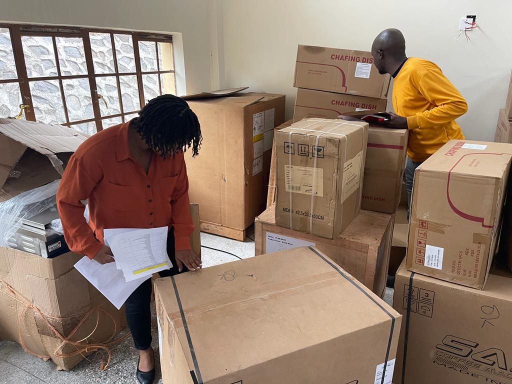 GIZ BOOSTS KITI WITH SH 100M TRAINING EQUIPMENT.