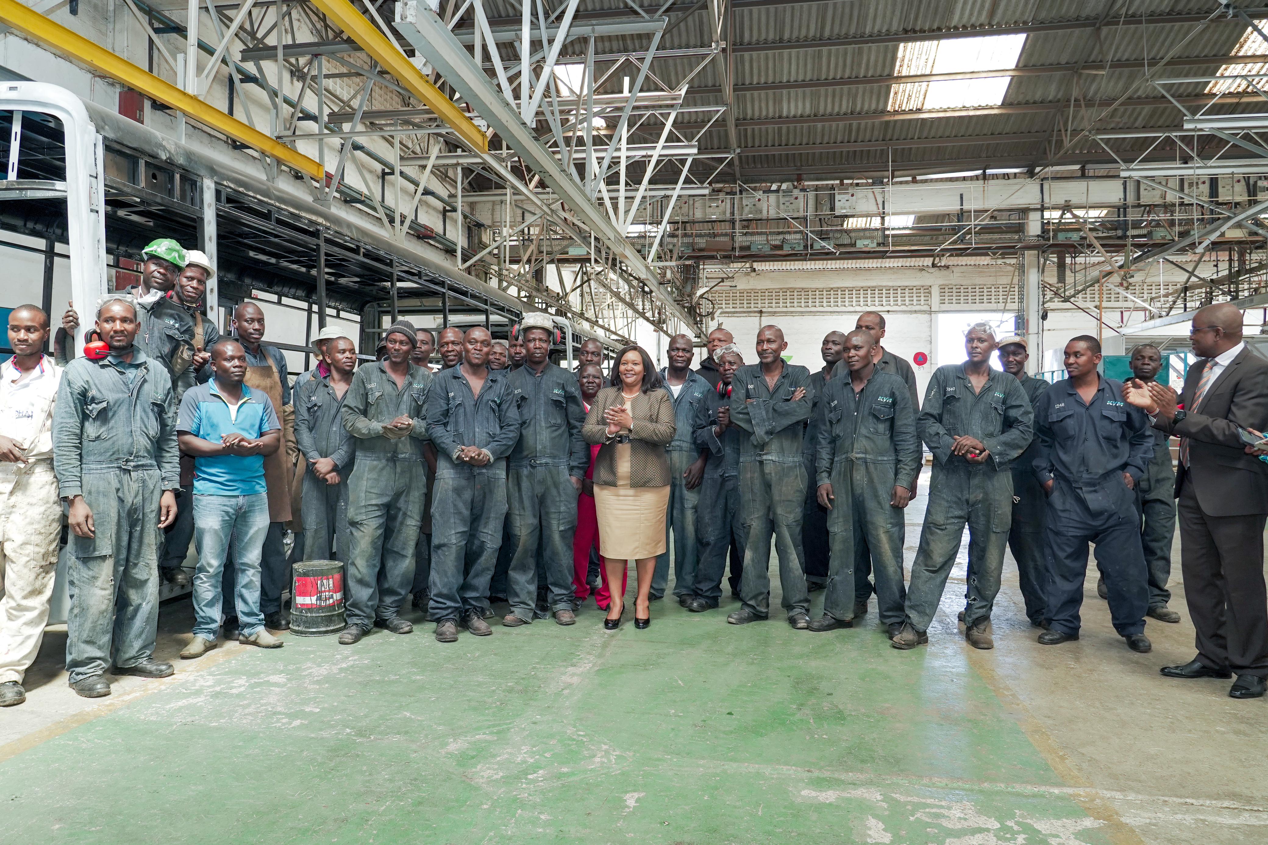 rolling out of Kenya’s first lot of electric buses courtesy of BasiGo Company. 