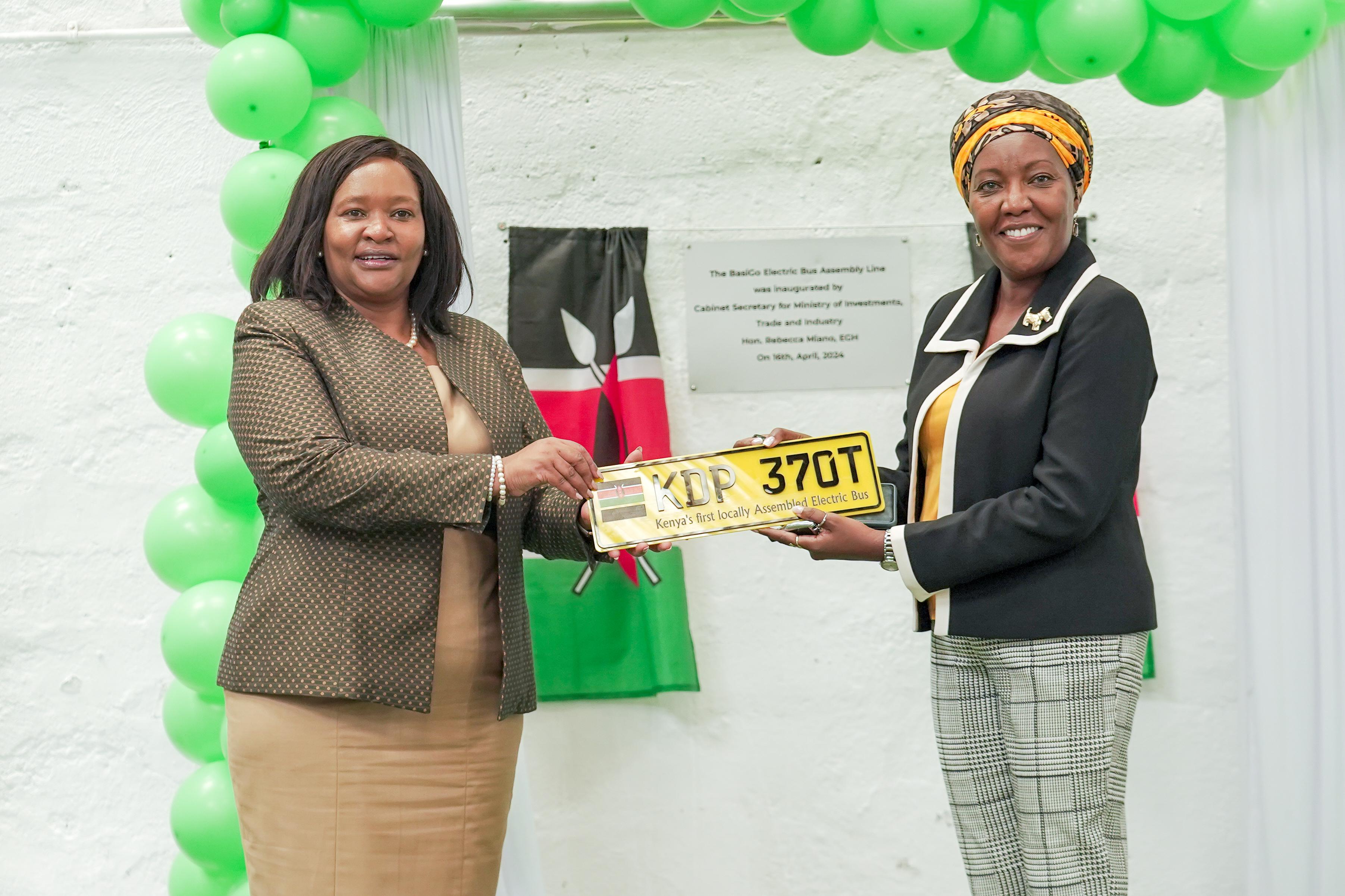 rolling out of Kenya’s first lot of electric buses courtesy of BasiGo Company. 