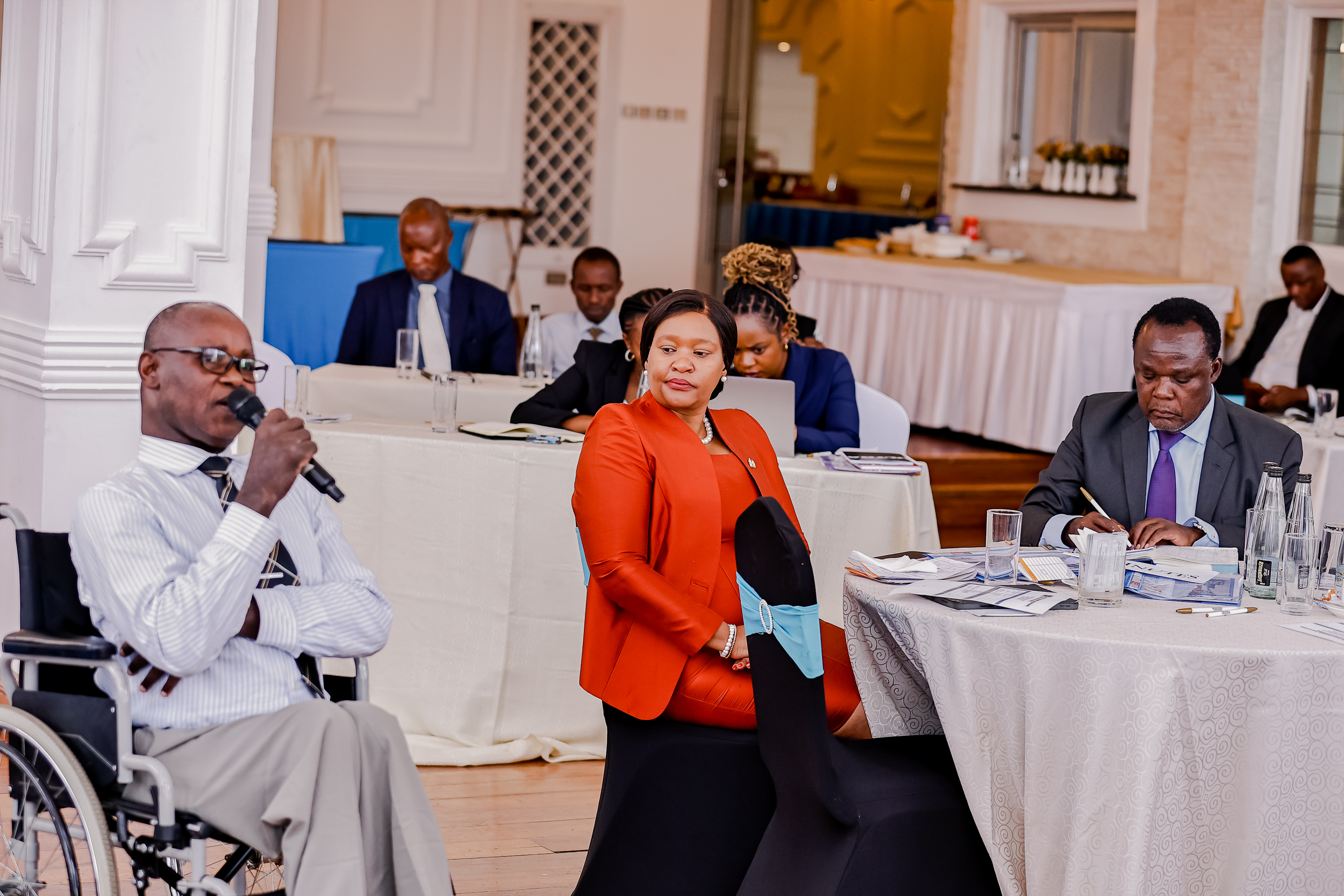 SMC Head of Secretariat presenting