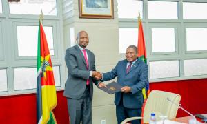 During his his call on Mozambican President H.E Felipe Nyusi, CS Hon .Moses_Kuria  discussed the upcoming signing and ratification of the Tripartite Free Trade Agreement (TFTA) that will pave way for exploitation of immense opportunities existing between Kenya and Mozambique.