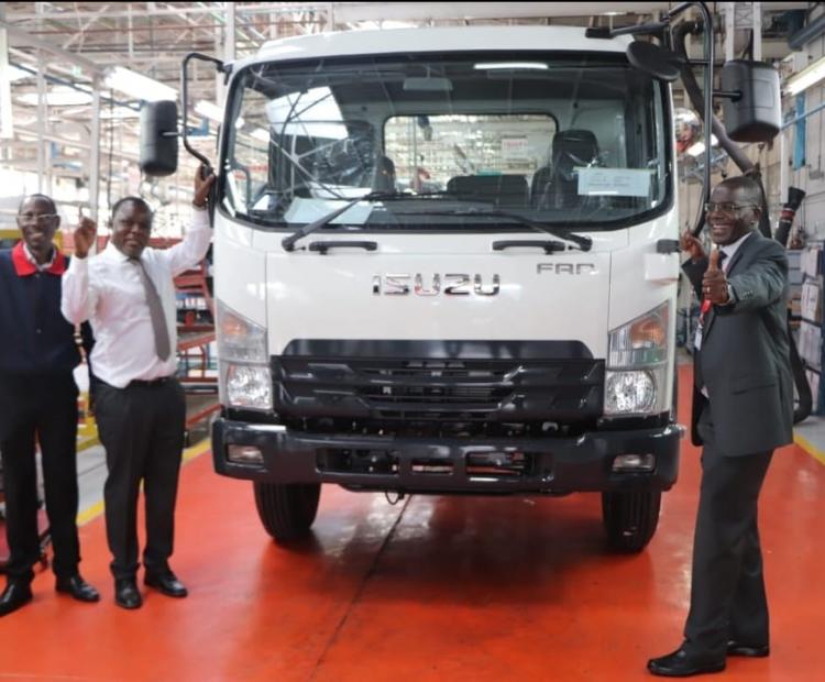DR MUKHWANA HAILS ISUZU FOR ATTAINING EXCELLENCE IN AFRICA. 