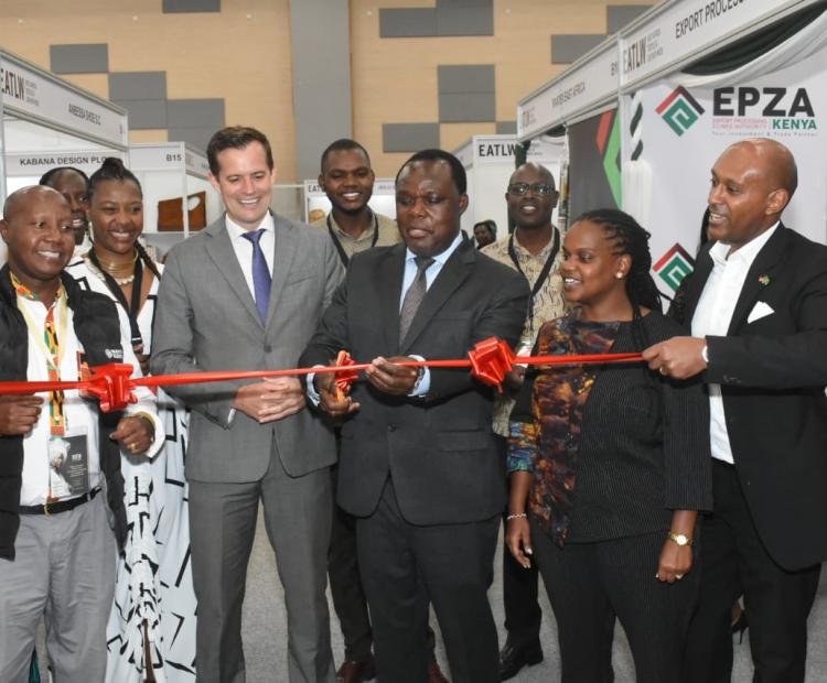 The East African Textile and Leather Week in Nairobi.